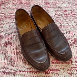 J. Crew Ludlow Penny Loafers, Size 10.5 D, British Tan Brown